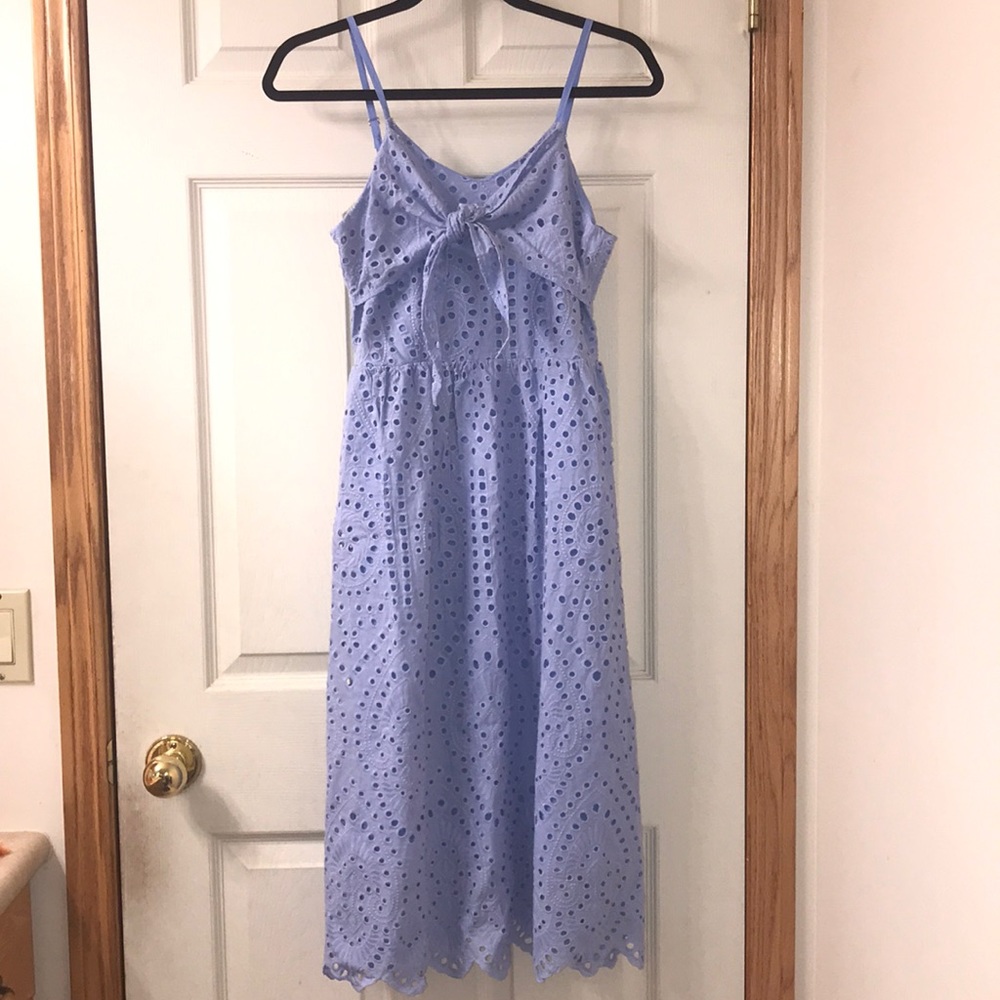 CHICWISH Eyelet Sundress - Periwinkle NWT